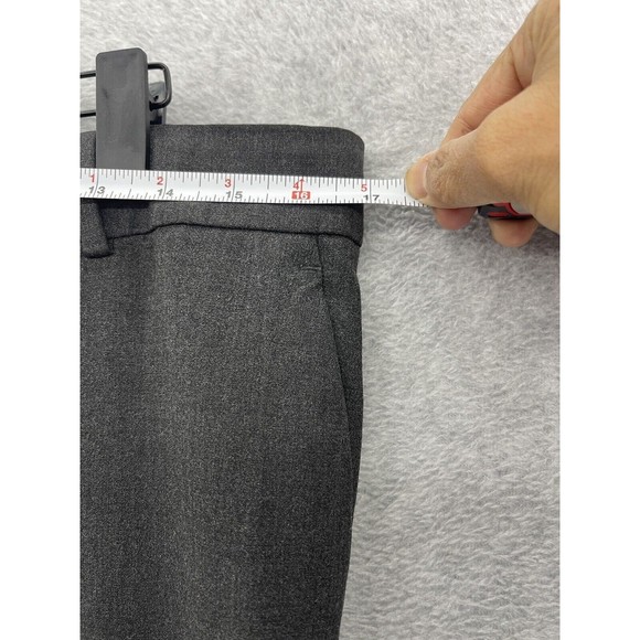 Ann Taylor Women's Pants Devin Fit Solid Gray Size 8 Boot Cut - Picture 11 of 13